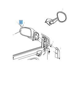 Rétroviseur pour Jeep Compass/Patriot