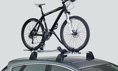 Porte-vélos droit sur barres de toit - 1 vélo