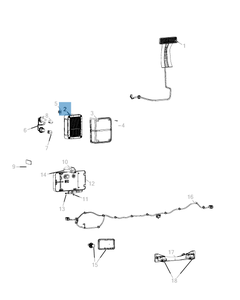 Feu arrière (position, stop et clignotant) pour Jeep Wrangler