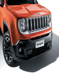 Grille de calandre et Coques de rétroviseurs - Coloris Gris metallisé pour Jeep Renegade