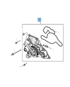 Pompe à eau pour Jeep Grand Cherokee