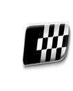 Badge sport noir sur fond blanc