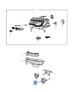 Antibrouillard pour Jeep Grand Cherokee