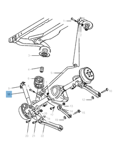 Amortisseur pour Jeep Wrangler