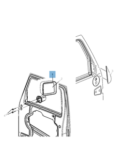 Rétroviseur pour Jeep Wrangler