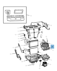 Filtre à air d'habitacle pour Lancia Voyager