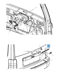 Balai d'essuie-glace arrière pour Jeep Cherokee