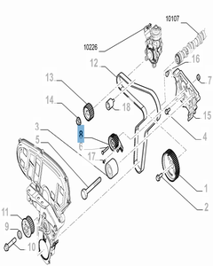 Tendeur de courroie réglable pour Alfa Romeo