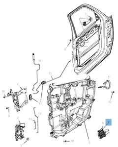 Lève-vitre avec 6 broches pour Jeep Cherokee