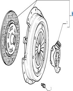 Kit embrayage (disque, plateau de pression et butée de débrayage)