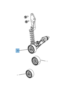 Tendeur de courroie réglable pour Jeep Compass/Patriot