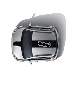 AUTOCOLLANT NOIR POUR TOIT ET CAPOT POUR FIAT 500X