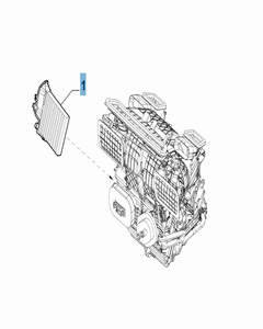 Filtre à air d'habitacle pour Fiat Professional Talento