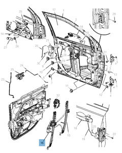 Lève-vitre pour Jeep Compass/Patriot