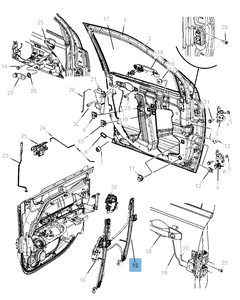 Lève-vitre pour Jeep Compass/Patriot