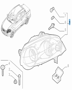 Projecteur avant droit pour Fiat Professional Strada