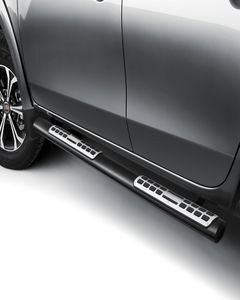 Marchepieds en aluminium noir
