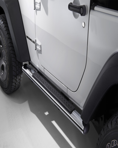 Marchepieds chromés pour plates-formes latérales situées sous la porte pour Jeep Wrangler