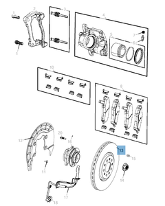 Disques de frein avant pour JEEP Cherokee
