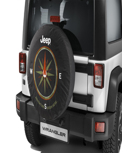 Couvre roue de secours avec image boussole