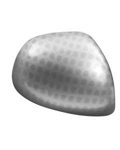 Kit de coques de rétroviseurs argent effet « technics »
