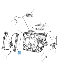 Lève-vitre avant pour Jeep Grand Cherokee