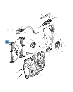 Lève-vitre avant pour Jeep Compass