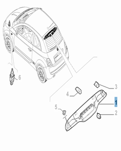 Feu arrière pour Fiat 500