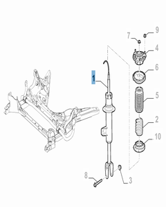 Amortisseur avant gauche pour Alfa Romeo Stelvio