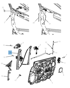 Lève-vitre avant pour Lancia Flavia