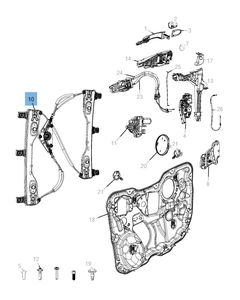 Lève-vitre avant pour Jeep Cherokee
