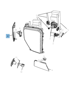 Clignotant pour Jeep Cherokee