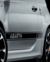 STICKERS LATERAUX ABARTH COLORIS NOIR