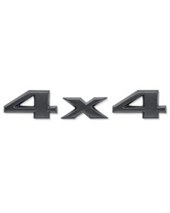 Sigle 4X4 arrière
